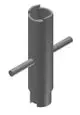 Kermi-kv-Einstellschluessel-Metall-ZV00350001 gallery number 1